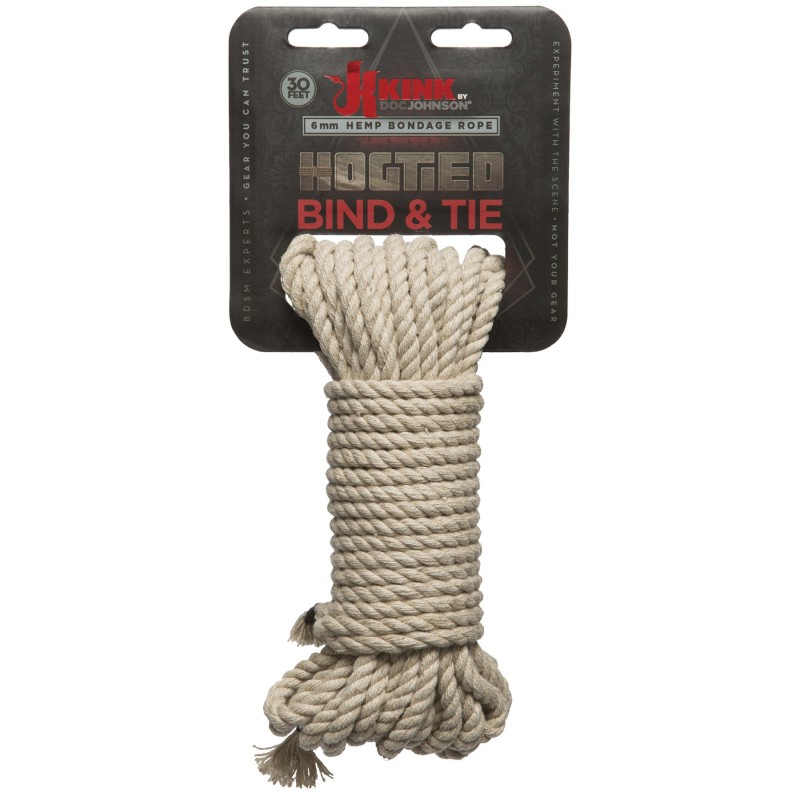 KINK Hogtied Bind & Tie 6mm – 9 Metres Natural